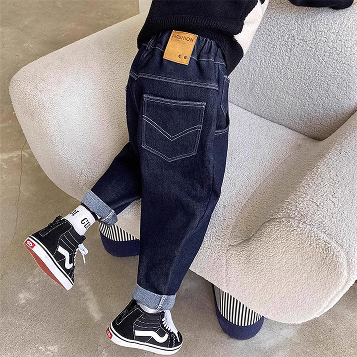 Unisex Bequeme Denim-Hose mit elastischem Bund Echo Archiv