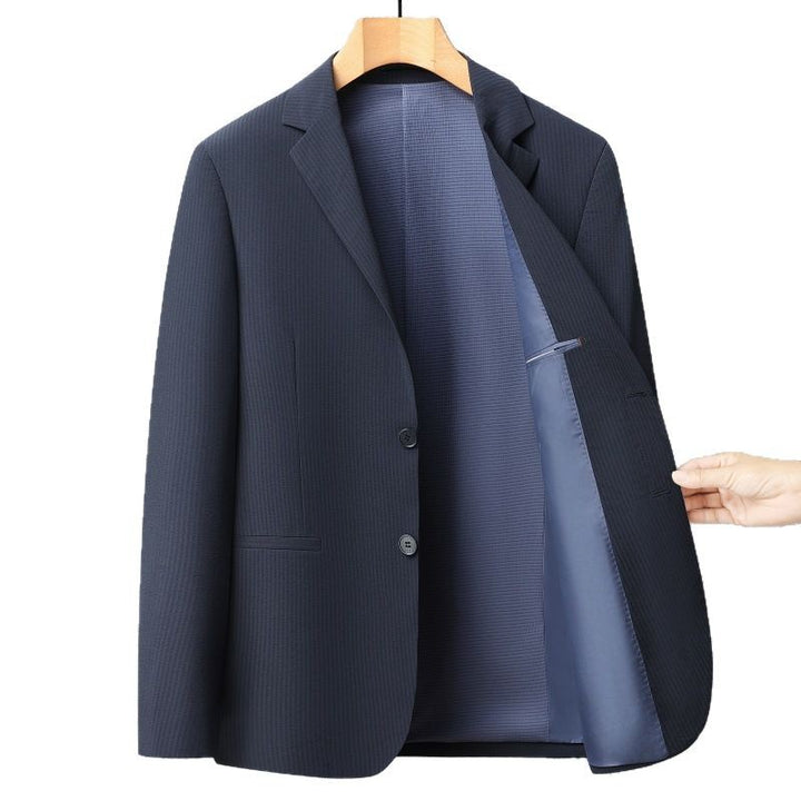 Herren eleganter Blazer mit feinem Strukturdesign Echoarchiv