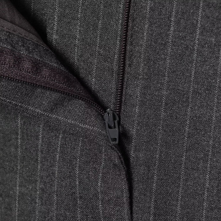 Damen weite Anzughose mit modischem Streifenmuster und eleganter Faltenlegung Echo Archiv