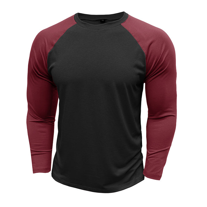 Herren Sportliches Langarmshirt mit Raglanärmeln Echoarchiv