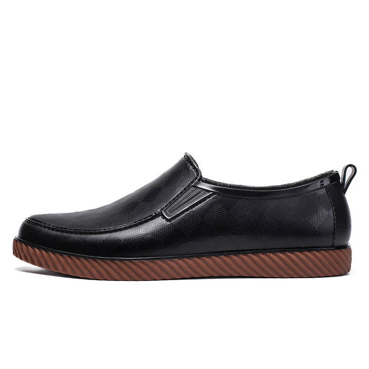 Herren Elegante wasserdichte Slipper mit strukturierter Oberfläche und profilierter Lightweight-Sohle Echoarhiv