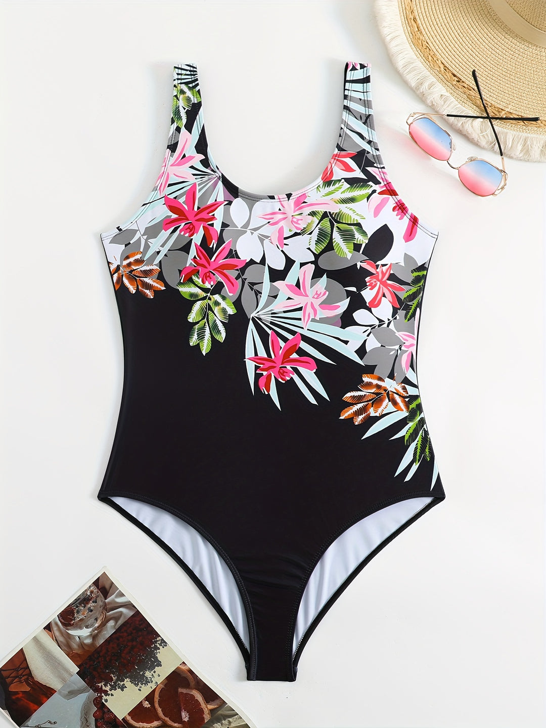 Damen Einteiler mit floralem Muster Echo Archiv