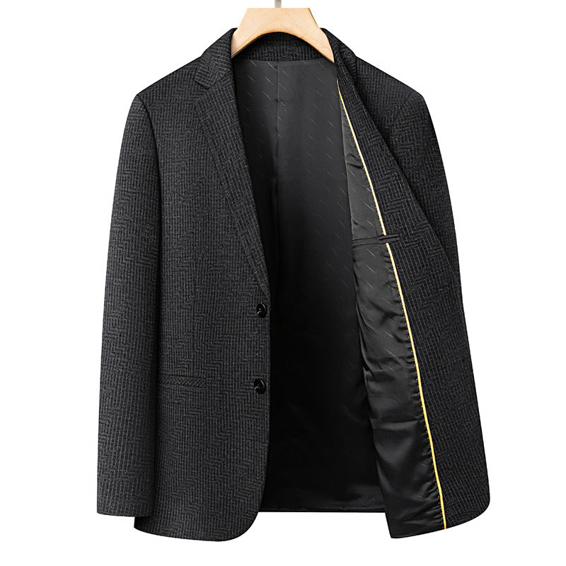 Herren eleganter Blazer mit strukturiertem Design Echoarchiv