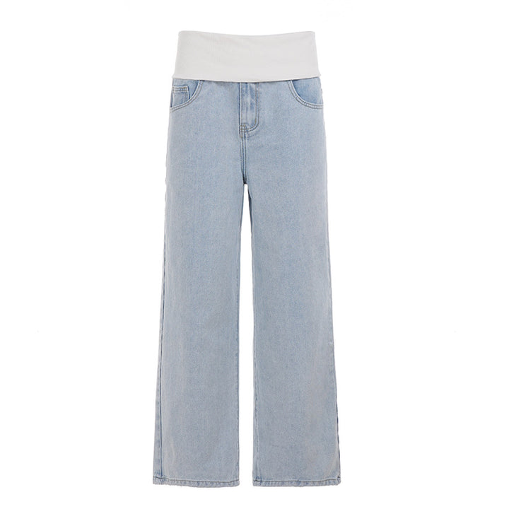 Damen Weitgeschnittene Jeans mit hohem Bund und elastischem Komfort Echo Archiv