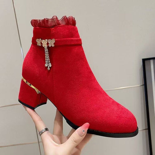 Damen Glamouröse Ankle Boots Echo Archiv