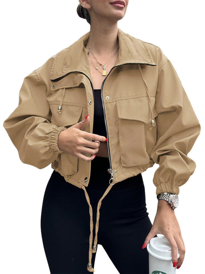 Damen Modische und sportliche Kurzjacke – Célinea