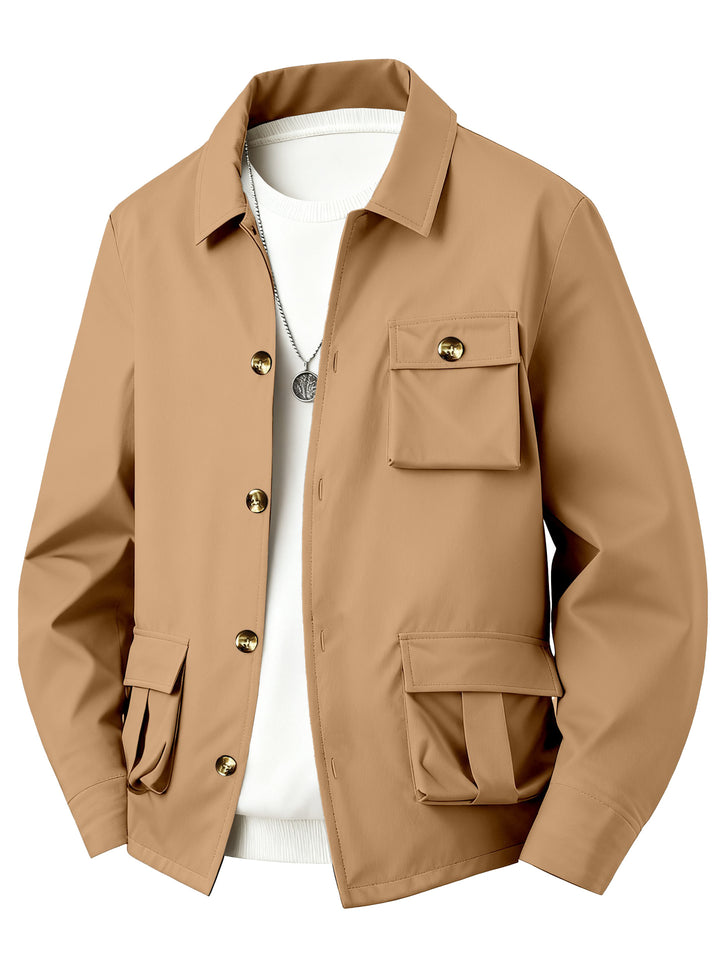 Herren Utility-Jacke mit praktischen Taschen Echoarchiv