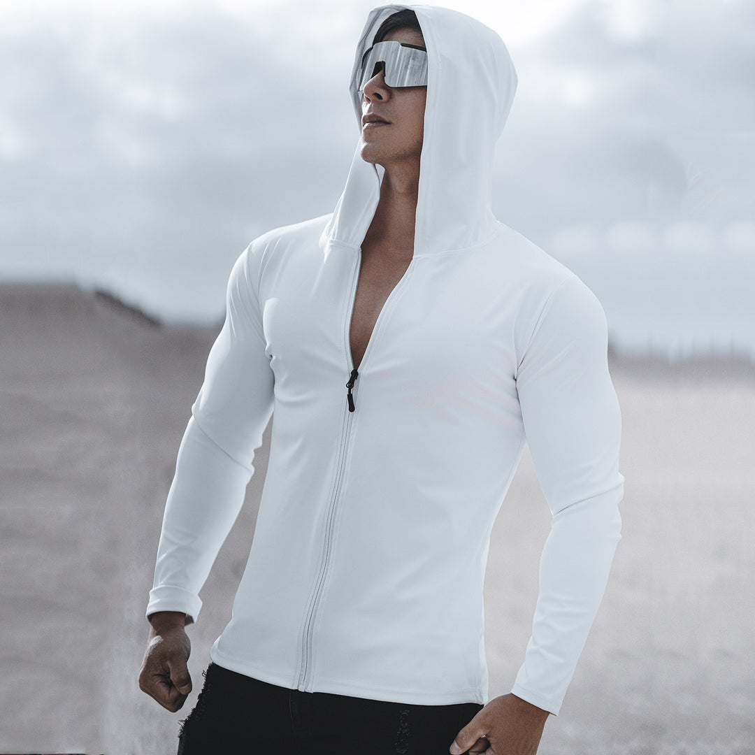 Herren Funktionsjacke mit Schutzhood und sportlichem Design Echoarchiv