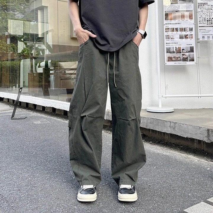 Herren Bequeme Cargohose mit weiten Beinen Echoarchiv