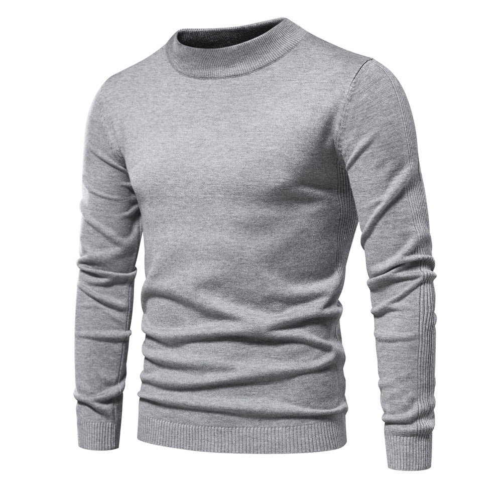 Herren Rollkragenpullover aus weichem Strickmaterial mit feiner Rippstruktur Echoarchiv