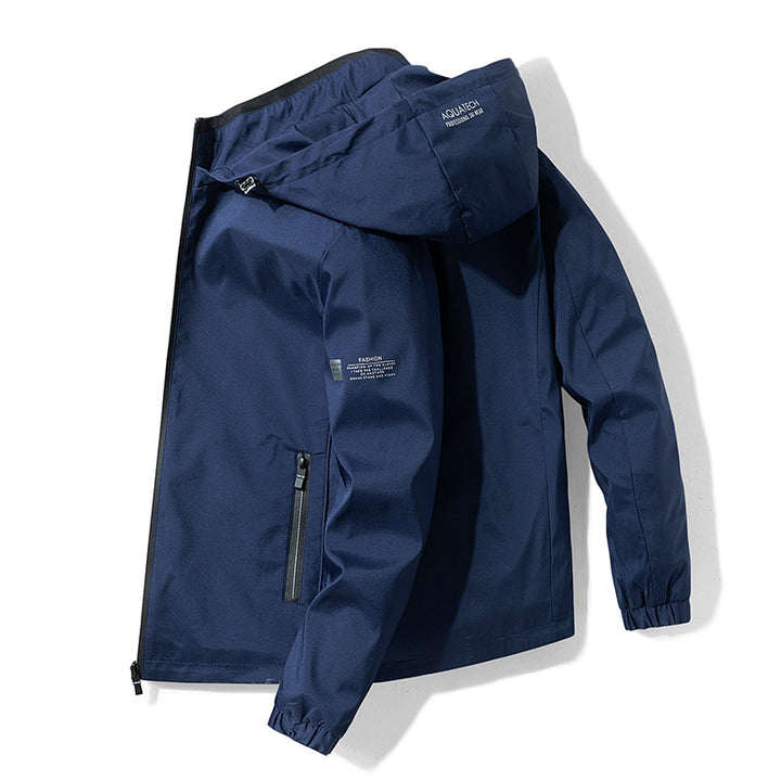 Herren Wetterfeste Outdoorjacke mit verstellbarer Kapuze Echo Archiv 1787797862