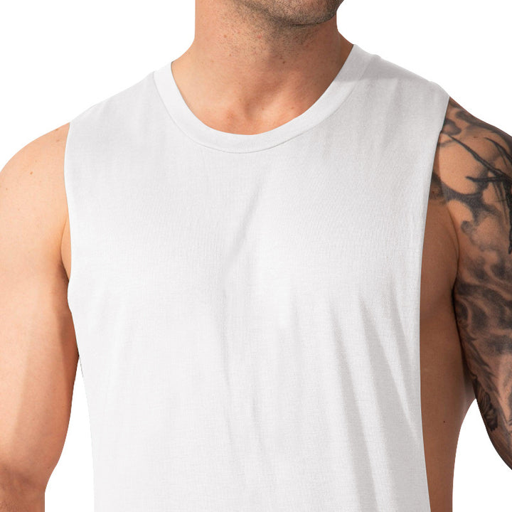 Herren nan Muskelshirt mit extra tiefen Armöffnungen und atmungsaktivem Baumwollmix Echo Archiv