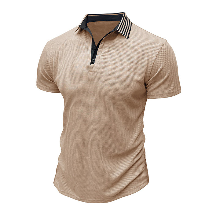 Herren Poloshirt mit strukturiertem Design und atmungsaktiven Eigenschaften Echoarchiv