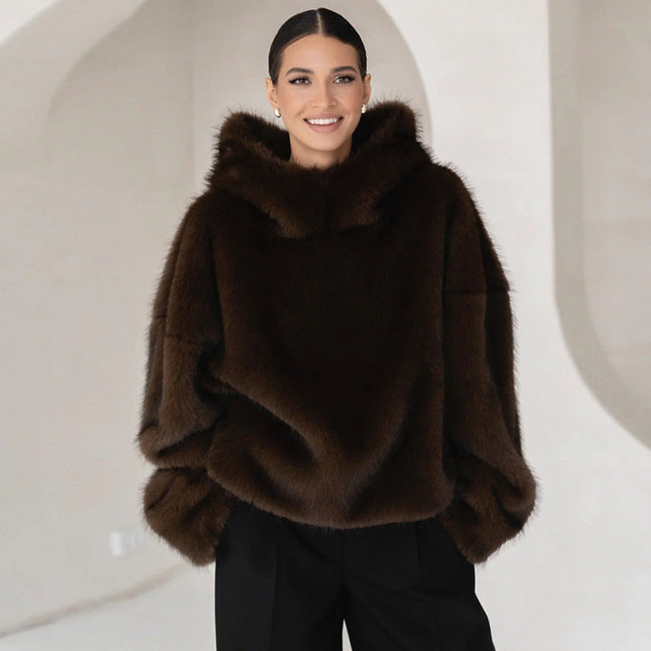 Damen Kuscheliger Oversize-Pullover Echoarchiv