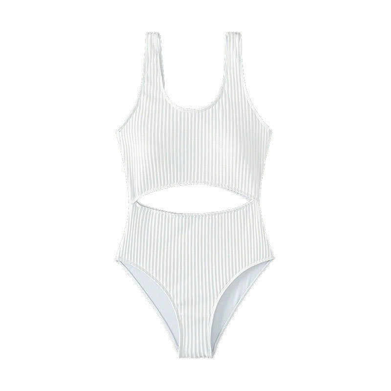 Damen Einteiler Badeanzug mit raffiniertem Cut-Out-Design und sportlichem Schnitt Echo Archiv