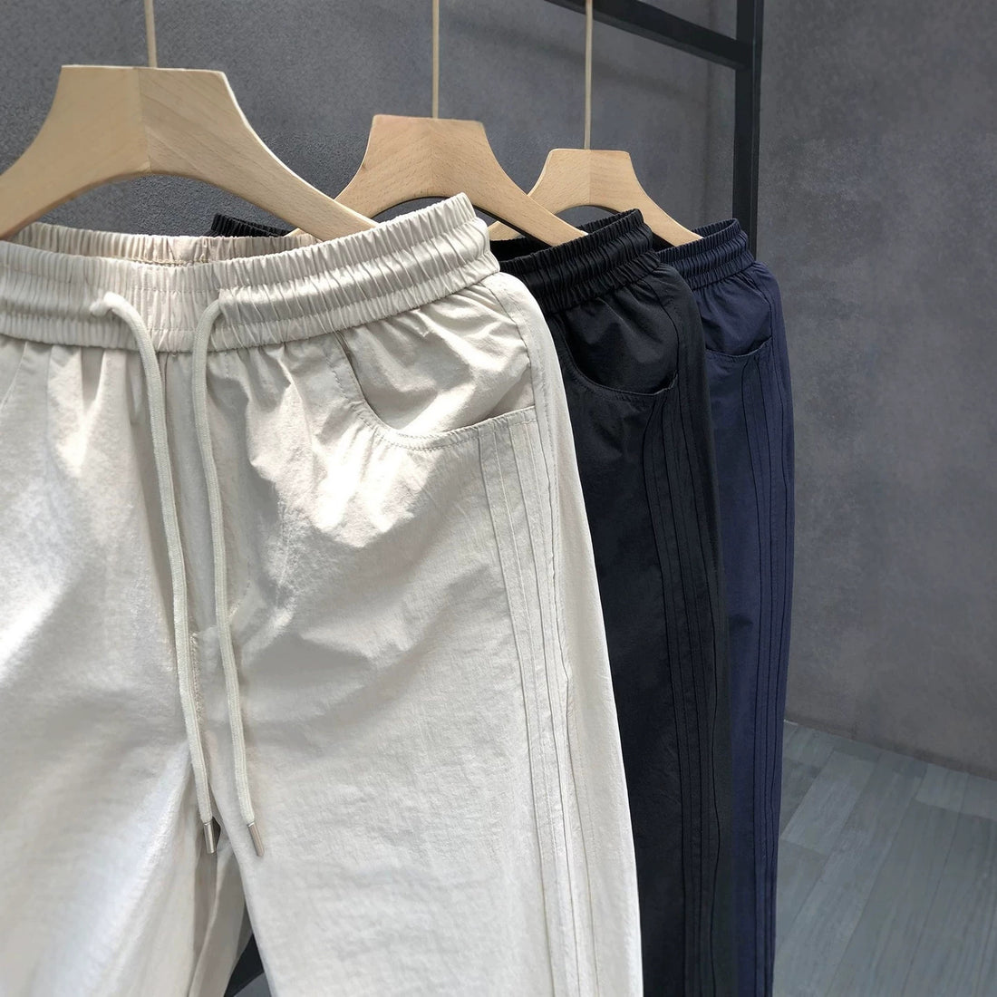 Herren Sportliche Freizeit-Hose mit elastischem Bund Echoarchiv