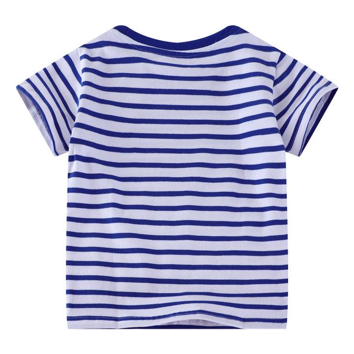 Unisex Baumwoll-T-Shirt mit buntem Baustellenmotiv Echo Archiv