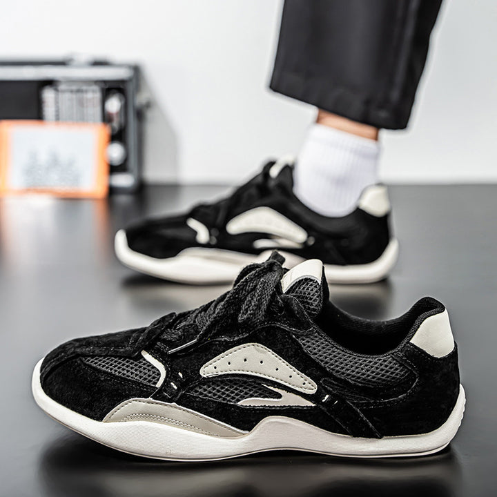 Herren Wildleder-Mesh Casual-Sneaker mit ergonomischer Komfortsohle – Norré