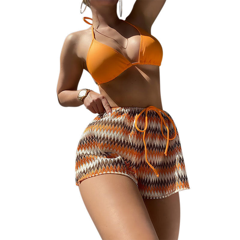 Damen Bikini-Set mit verstellbarem Triangel-Oberteil und komfortablen Shorts Echo Archiv