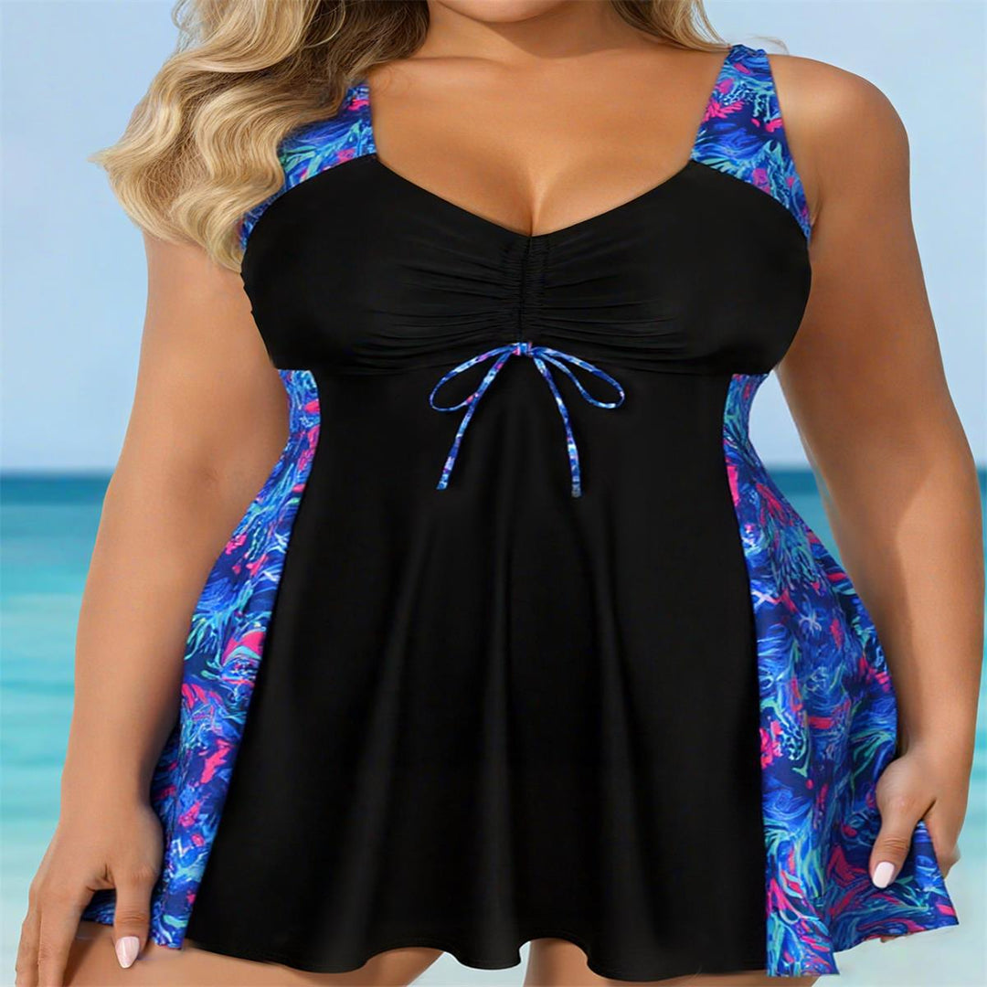 Damen Strandkleid Badeanzug mit elegantem Leopardenmuster Echo Archiv