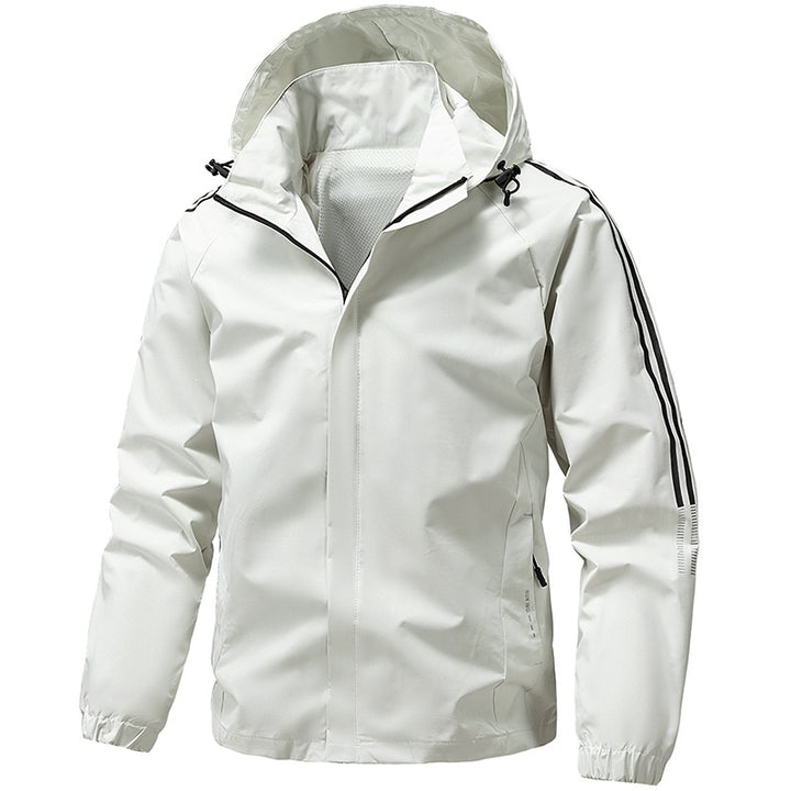 Herren Leichte Funktionsjacke mit verstellbarer Kapuze Echo Archiv