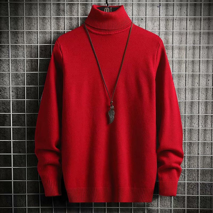 Herren Rollkragenpullover aus weicher Wolle Echoarchiv