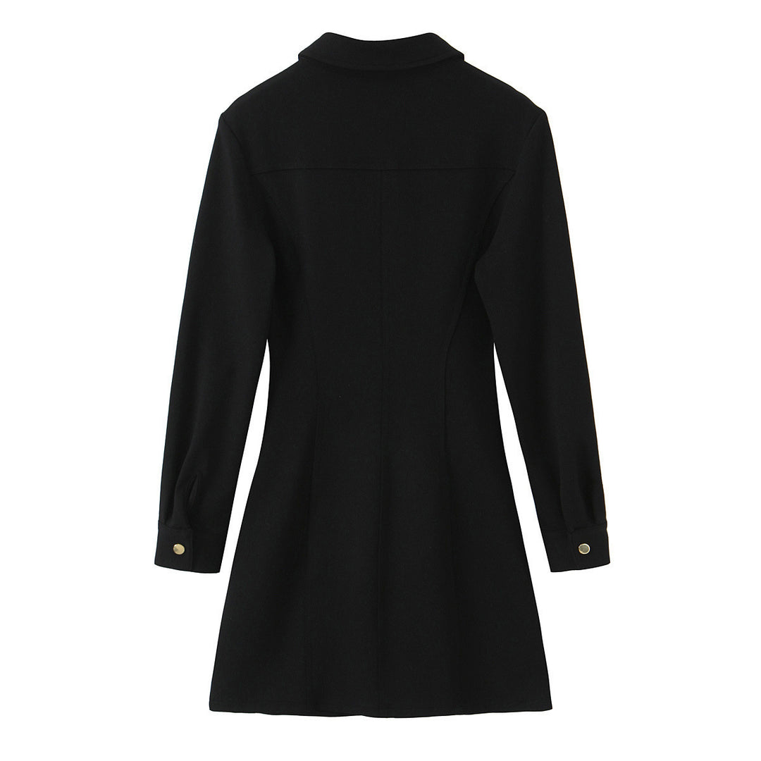 Damen Hemdblusenkleid mit Zierknopfleiste, Brusttaschen und Taillenraffung Echo Archiv