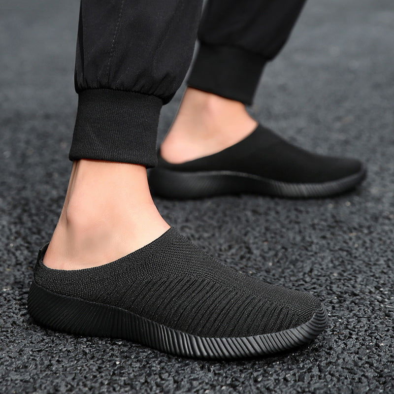 Damen nan ultraleichter Slip-On-Freizeitschuh mit nahtlosem Netzstrick, ergonomischer Fersenlasche und flexibler Wellenlaufsohle Echo Archiv
