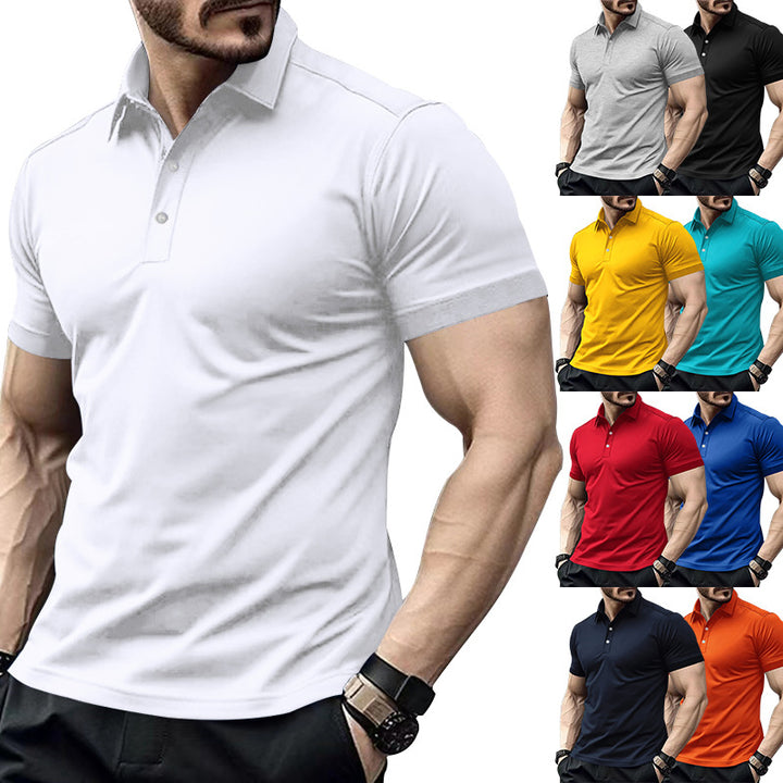 Herren Polo-Shirt mit schweißableitender Technologie und modernem Schnitt Echoarchiv