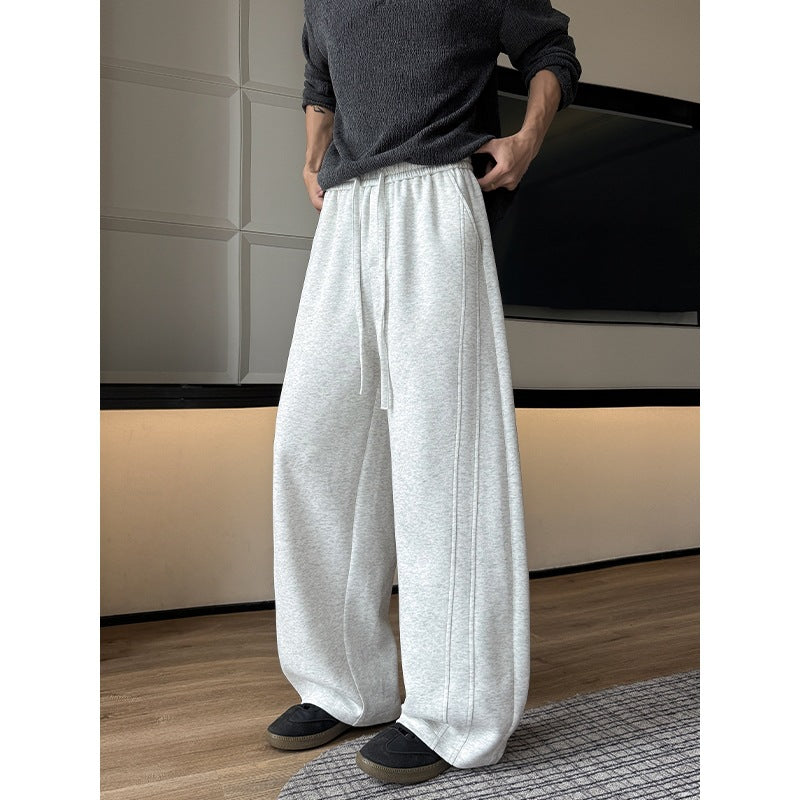 Herren Extraweite Relaxed-Loungehose aus atmungsaktivem Jersey mit Kordelzug Echo Archiv