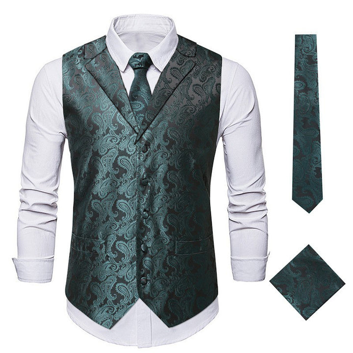 Herren elegante Weste mit Paisley-Muster Echoarchiv