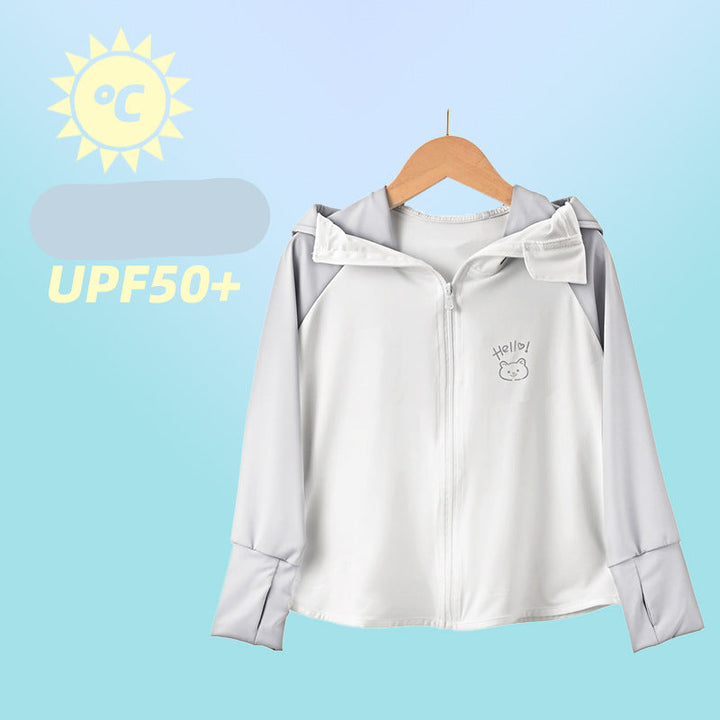 Damen Atmungsaktive Sportjacke mit UV-Schutz und Kapuze Echo Archiv