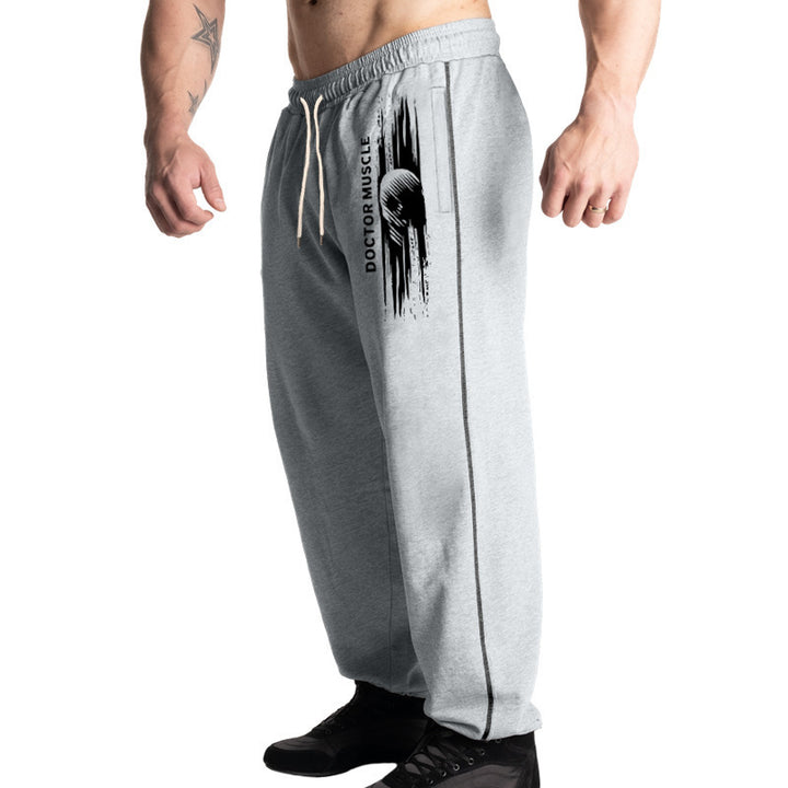 Herren Bequeme Sportjogginghose mit seitlichen Taschen und verstellbarem Kordelzug Echoarchiv