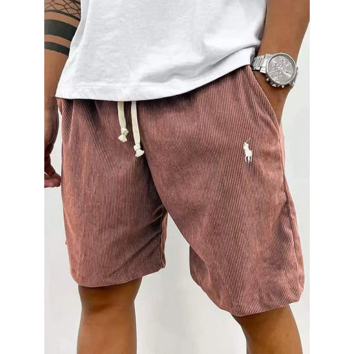 Herren Freizeithose aus weichem Baumwoll-Mix mit Gummizug DMCA do not reactivate – Sorevano