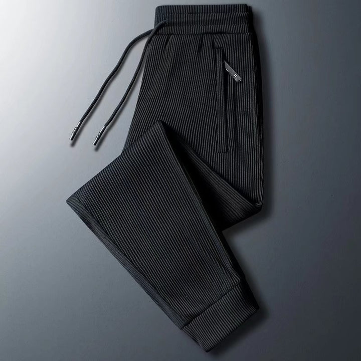 Herren Sportliche Zip-Hose mit Streifen Echoarchiv