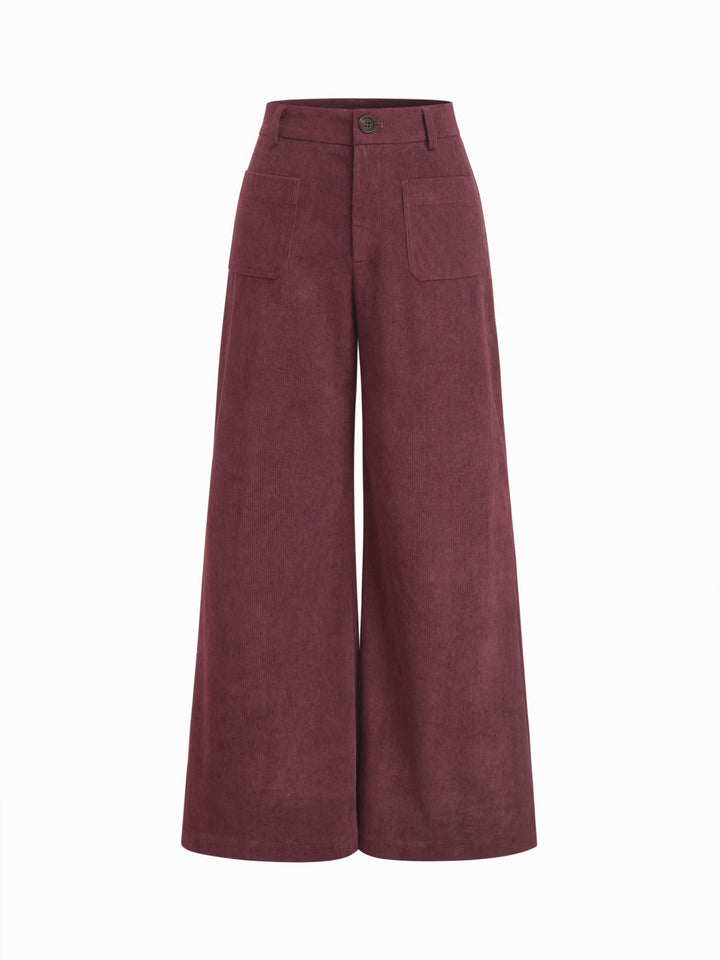 Damen Weit geschnittene Cordhose Echo Archiv