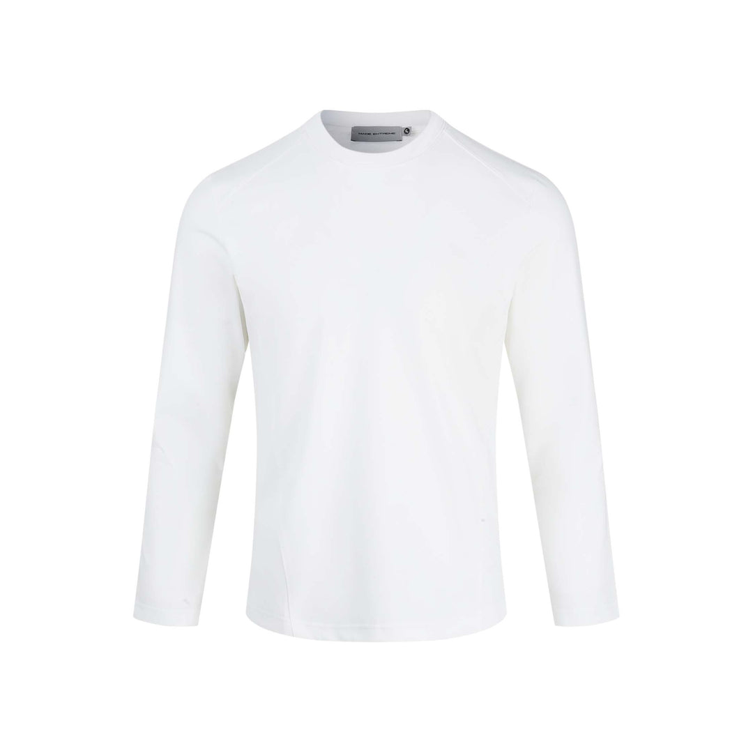 Unisex Atmungsaktives Langarm-Funktionsshirt aus Mikrofaser mit Raglanärmeln Echoarchiv