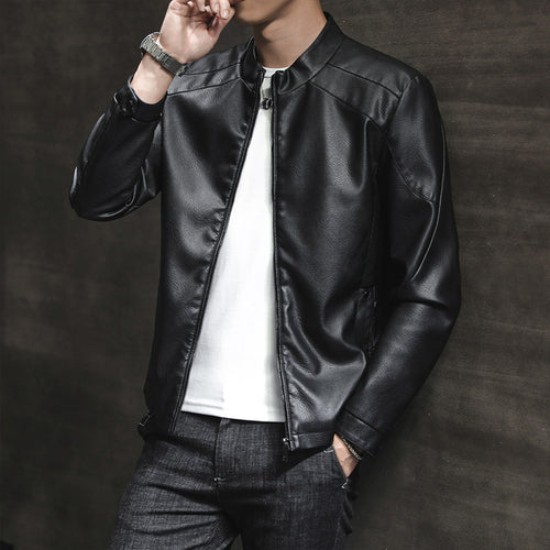 Herren Stylische Lederjacke Echo Archiv
