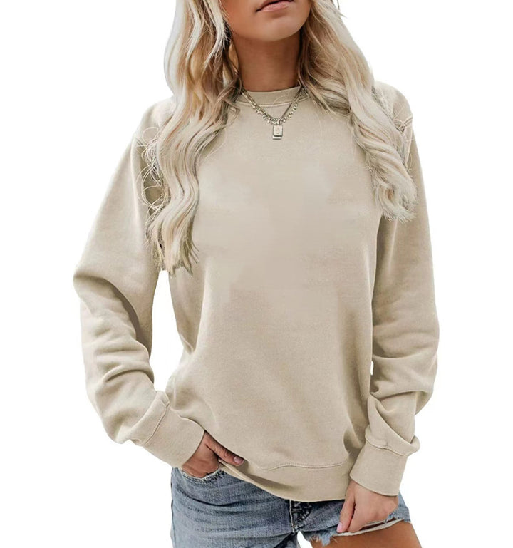 Damen nan lässiges Oversize Sweatshirt mit Rundhalsausschnitt und weichem Baumwollfleece Echo Archiv