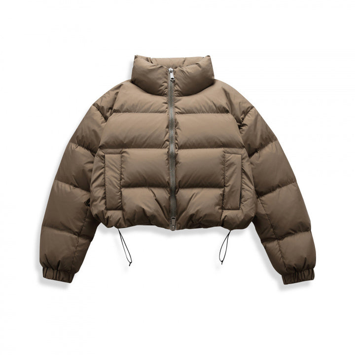 Damen Kurz geschnittene gesteppte Winterjacke im Cropped‑Style mit hohem Stehkragen Echo Archiv