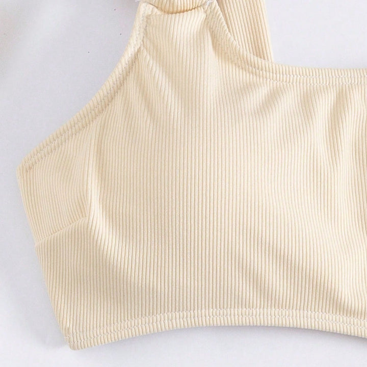 Damen Einseitiger Bikini mit modischem Ringdetail Echo Archiv