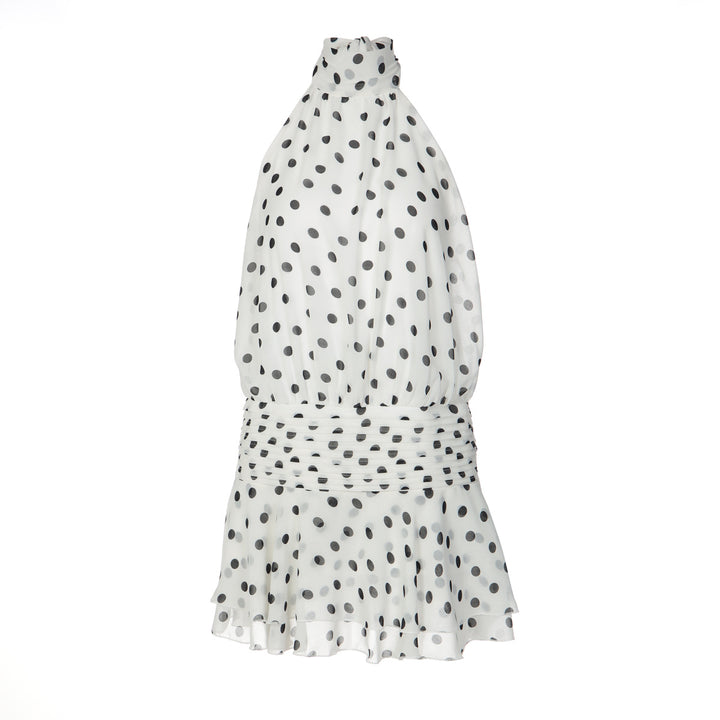 Damen Halterkleid mit verspieltem Punkten Echo Archiv