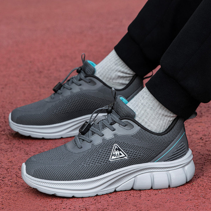 Damen nan leichter atmungsaktiver Strick-Walking-Sneaker mit Schnellzugverschluss und ergonomischer EVA-Dämpfung Echo Archiv