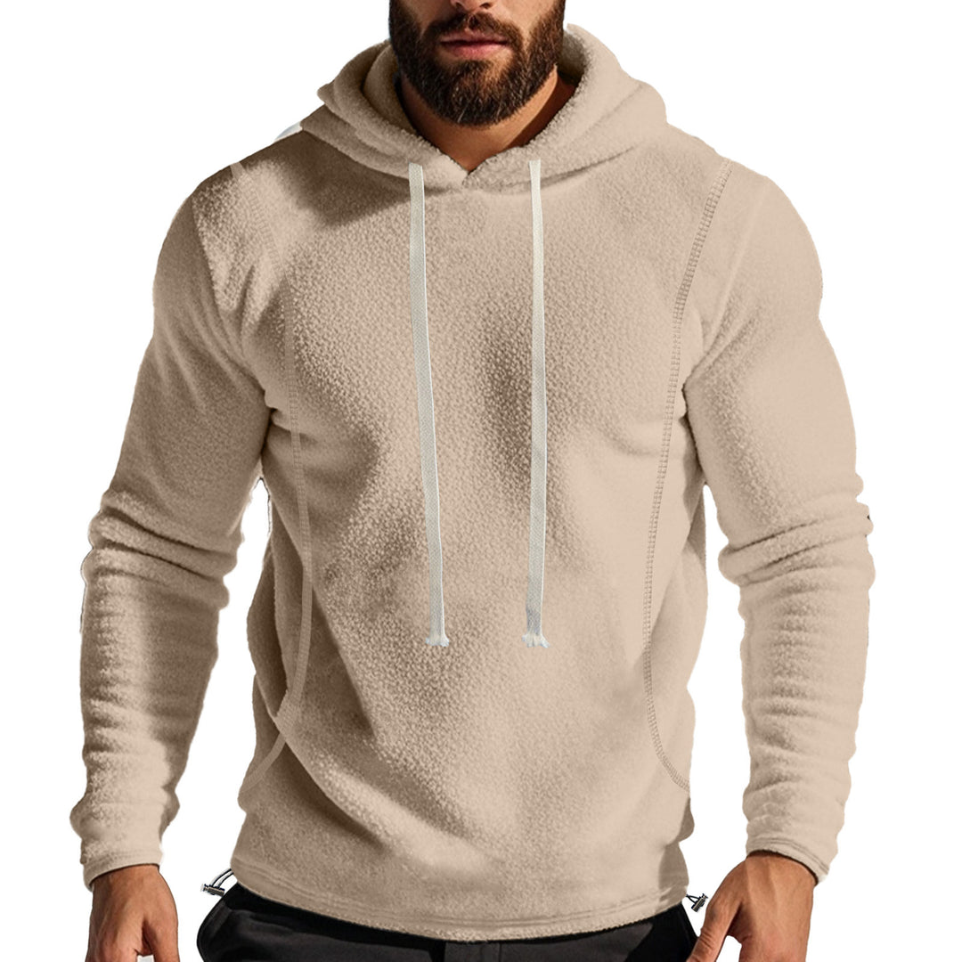 Herren lässiger Kapuzenpullover aus kuscheligem Fleece mit atmungsaktiven Einsätzen Echoarchiv