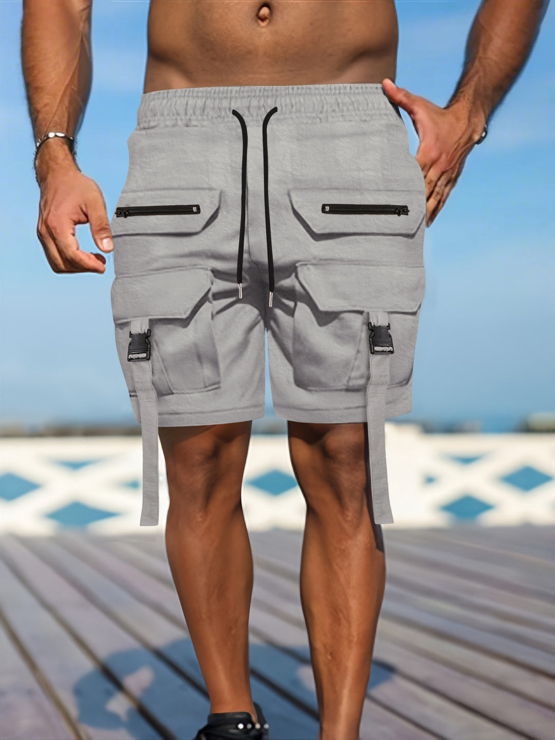 Herren Cargo Stil Utility Shorts Echoarchiv