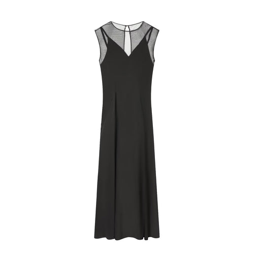 Damen Maxikleid mit eleganter Transparenz Echo Archiv