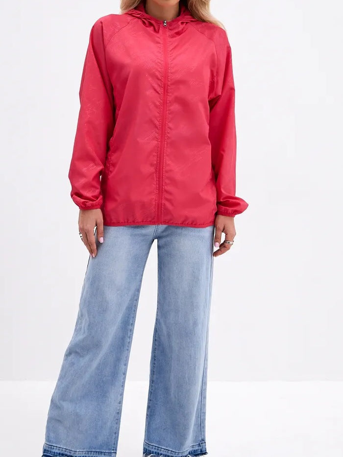 Damen Leichte Sportjacke mit Kapuze – Célinea