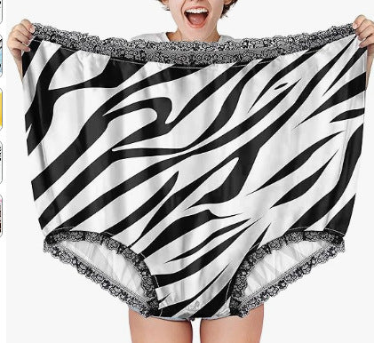 Unisex übergroßer Satin-Spaßslip mit elastischem Bund – Valdoro