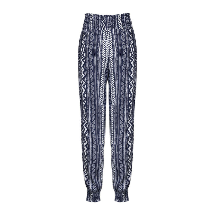 Damen Gemusterte Stretch-Hose Echo Archiv