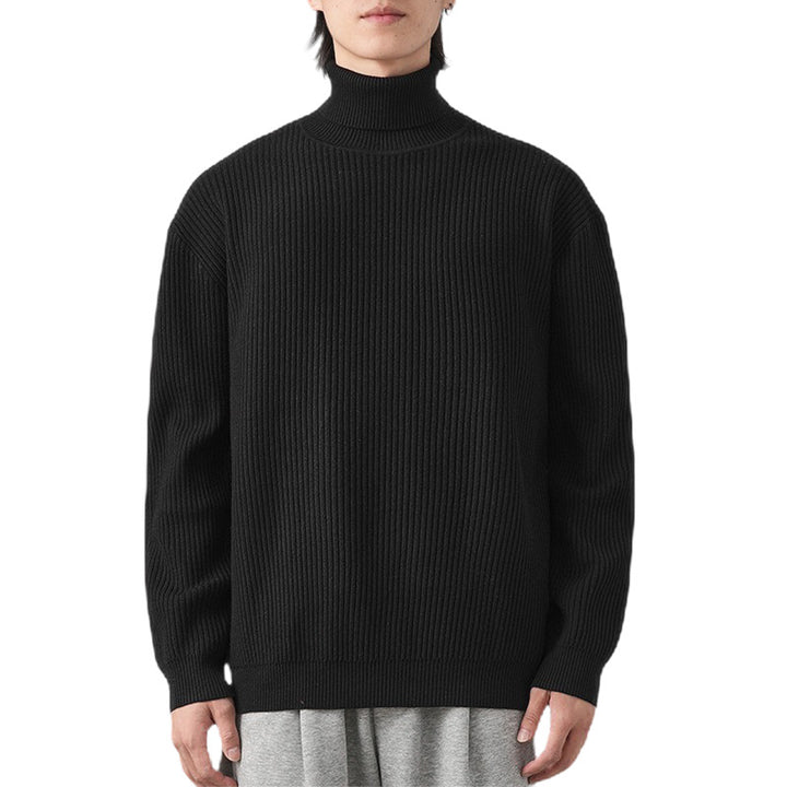Herren Grobstrickpullover mit Stehkragen Echo Archiv